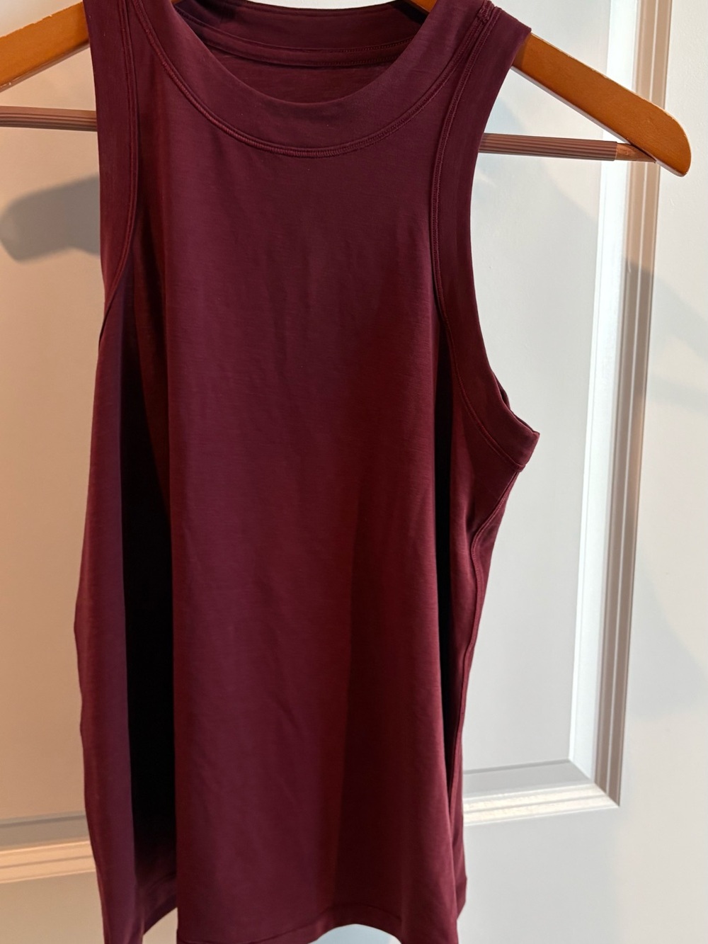 lululemon athletica Burgundy Bay Jersey Training Tank Top